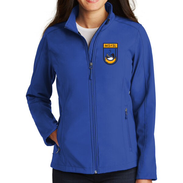 Port Authority Womens Core Soft Shell Jacket - Embroidered Logo Thumbnail