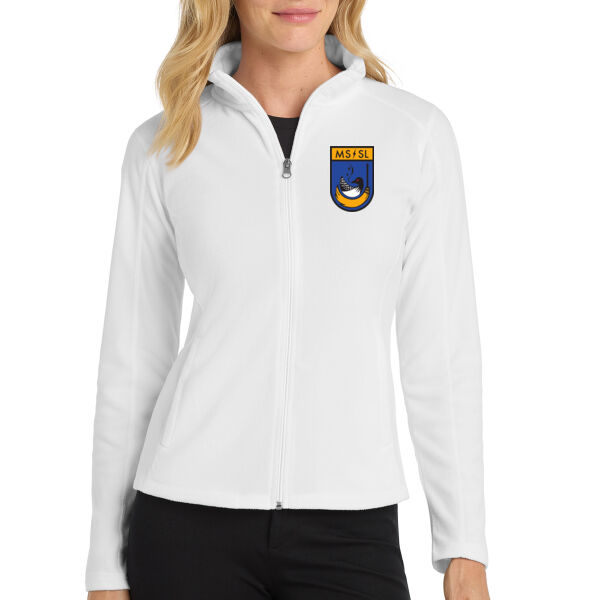 Port Authority Womens Microfleece Jacket - Embroidered Logo Thumbnail
