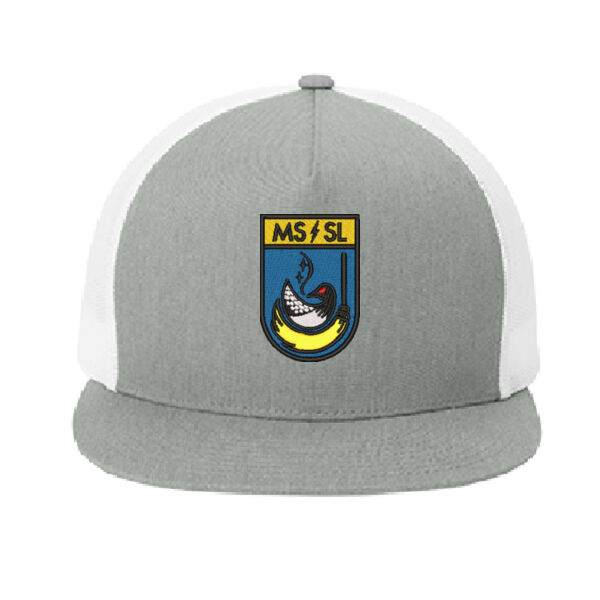 Sport Tek YP Classics 5-Panel Classic Trucker Mesh Cap - Embroidered Logo Thumbnail