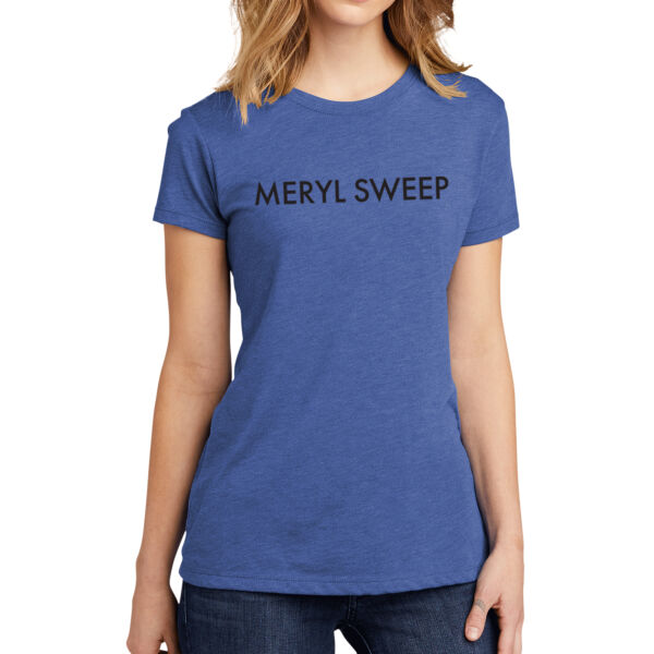 Next Level Apparel Womens Tri Blend Tee - Printed Logo Thumbnail