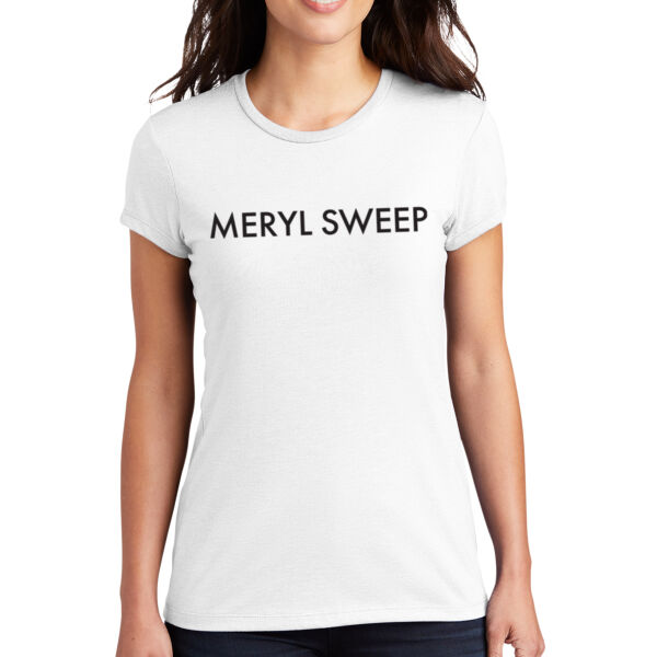 District Womens Fitted Perfect Tri Tee - Printed Logo Thumbnail